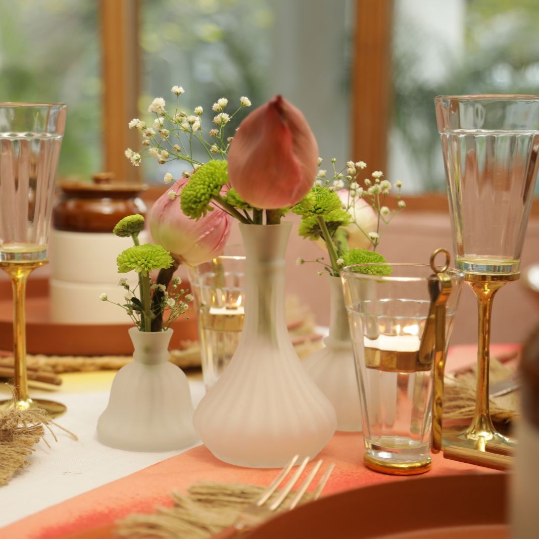 Mini Mogul Bud Vase Coloured (Set of 3)