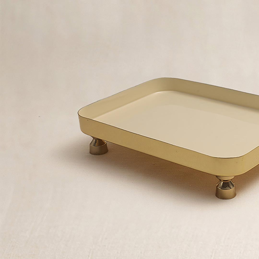 Tantra Chowki Tray White (Large)