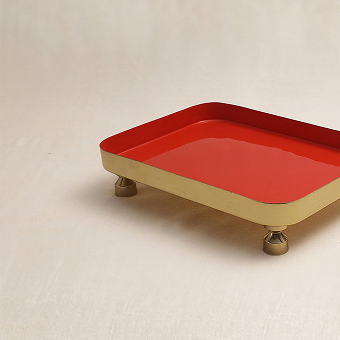 Tantra Chowki Tray Narangi (Large)