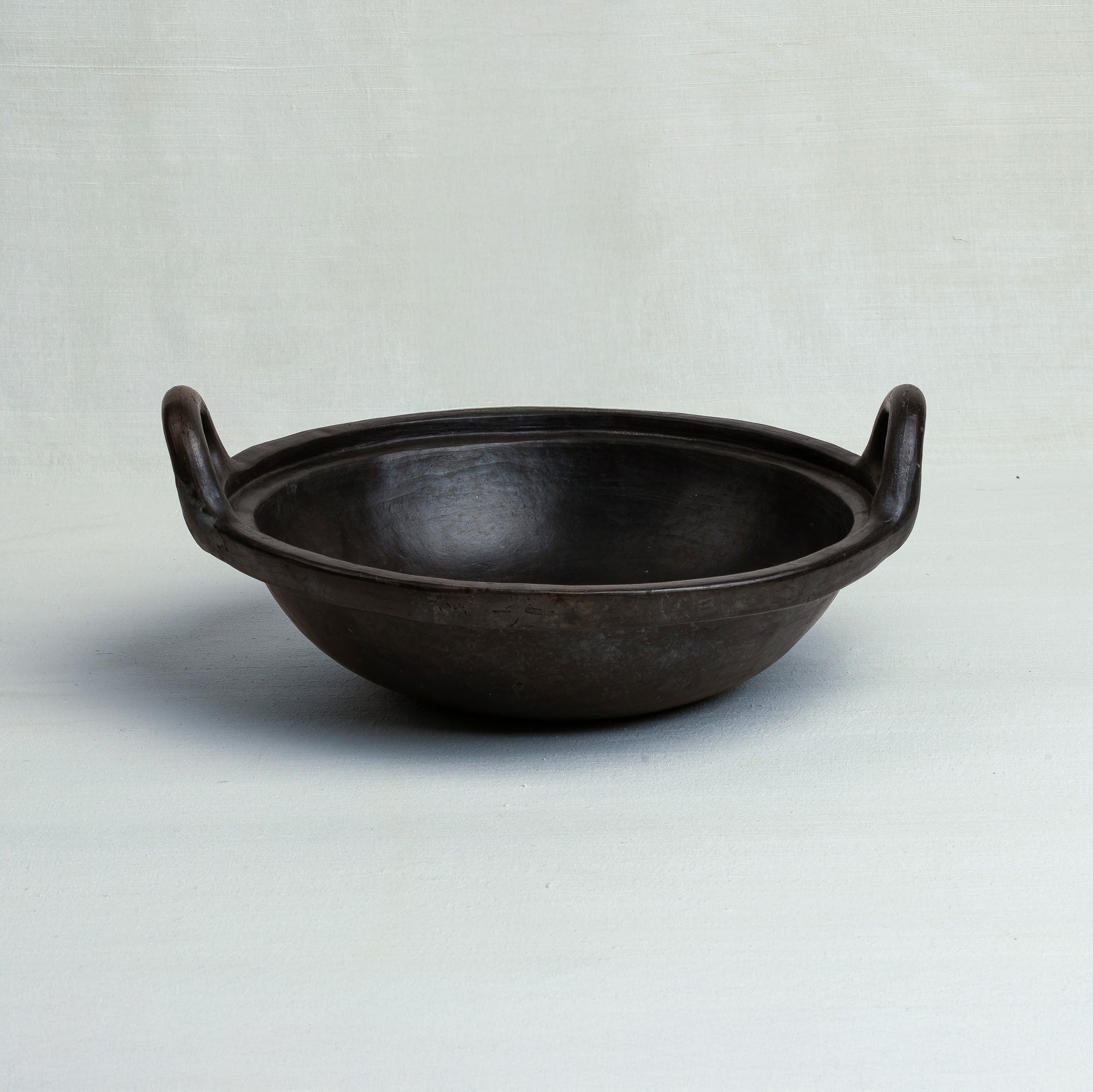 Brass Finish Kadai and Tokri Chafing Basket Small