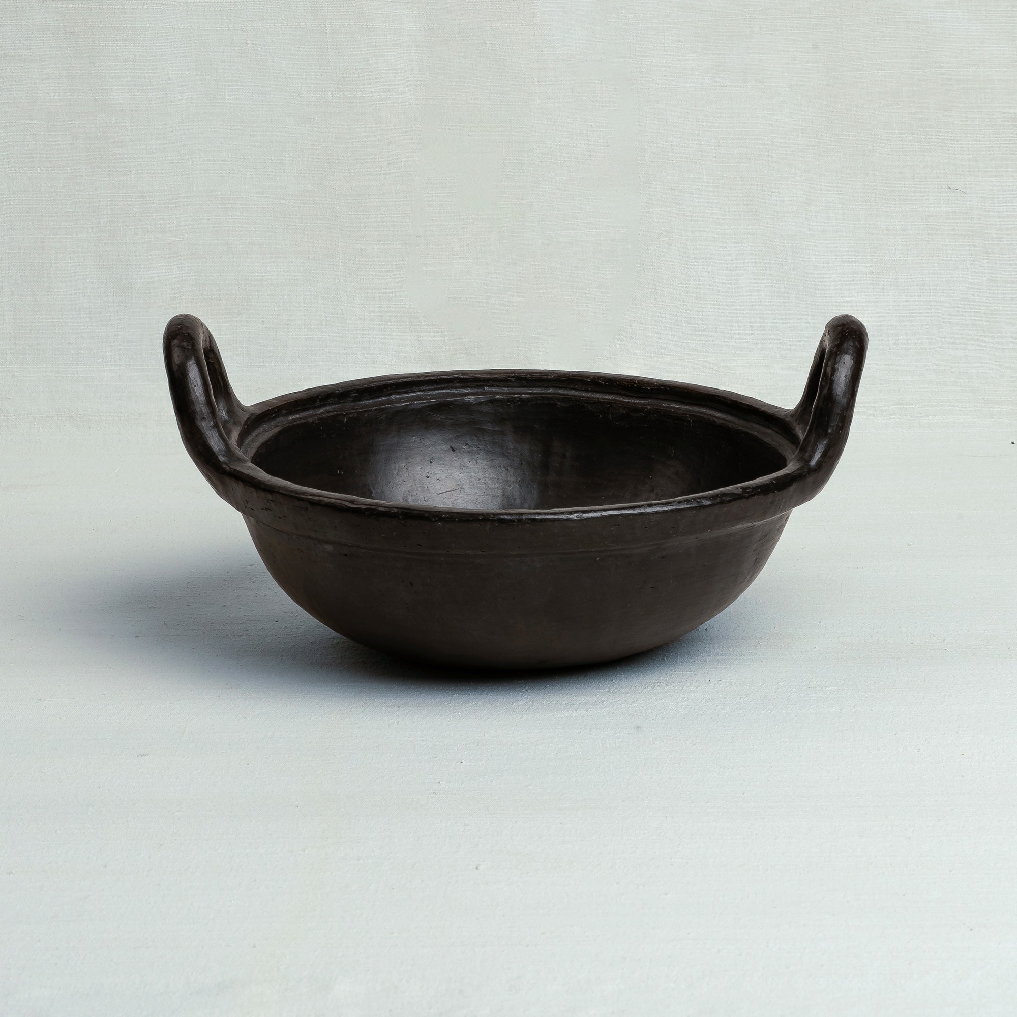 Brass finish Kadai and Tokri Chafing Basket Large