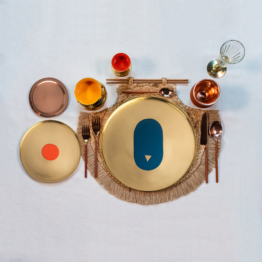 Bindu Thaali Platter Narangi (8")