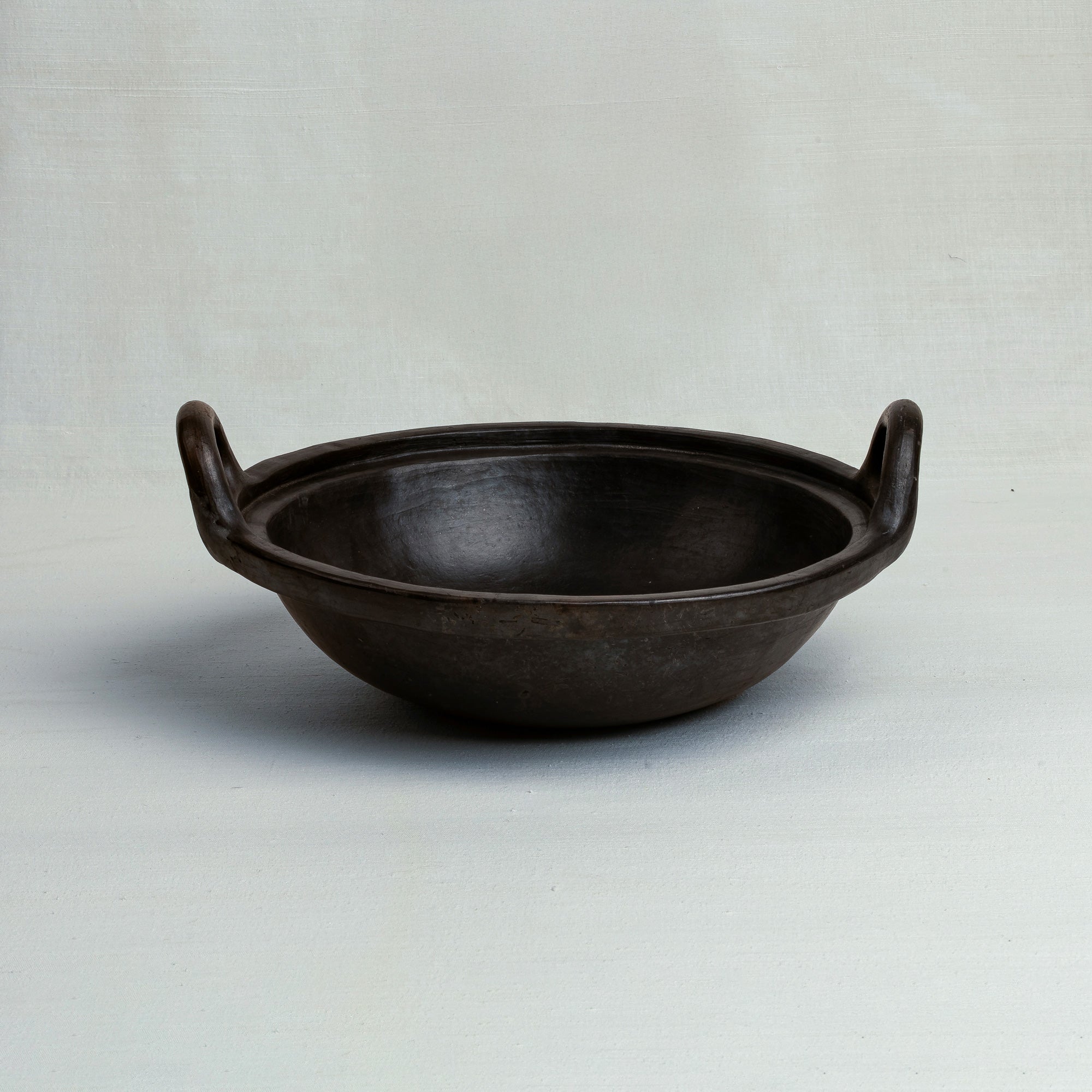 Brass Finish Kadai and Tokri Chafing Basket Medium