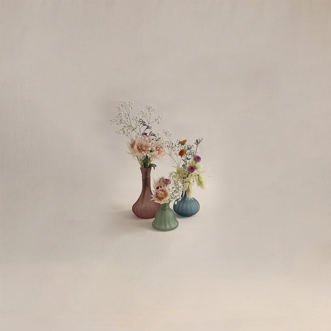 Mini Mogul Bud Vases Jeweled (Set of 3)