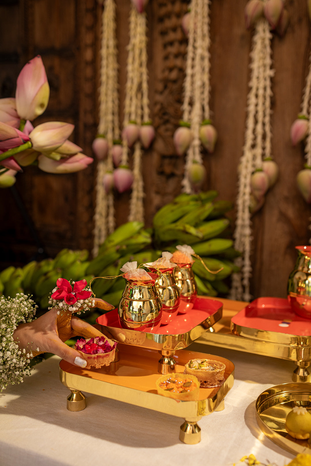 Tantra Chowki Tray Narangi (Small)