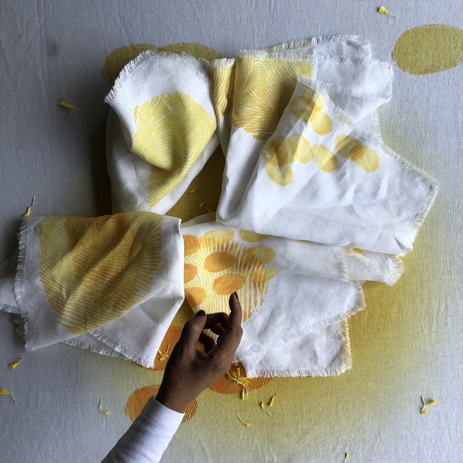 Dinner Haldi Napkin (Set of 4)