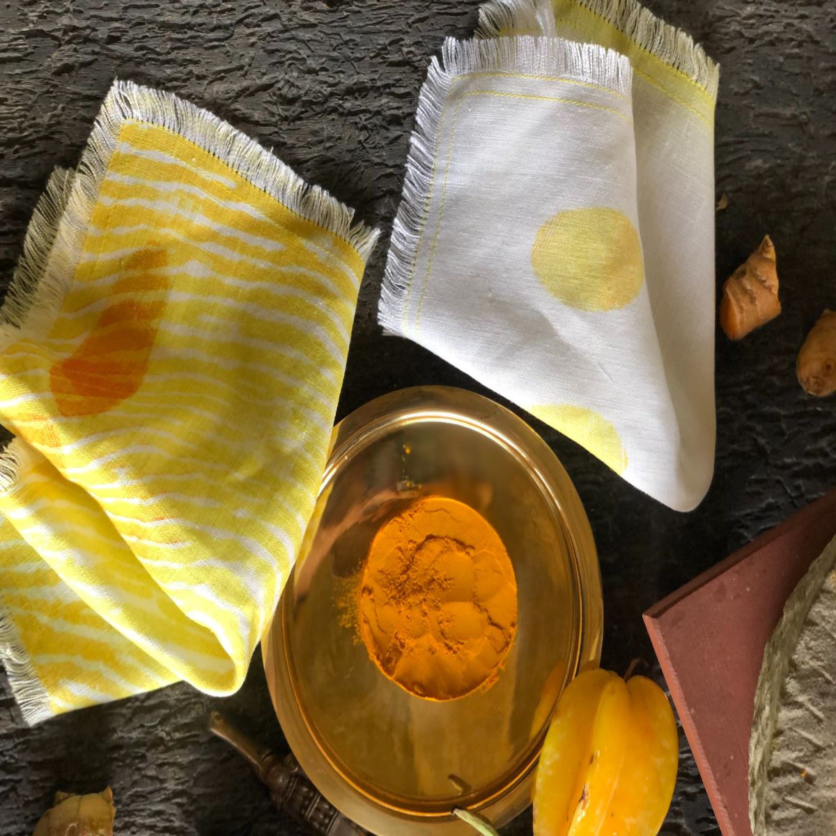 Cocktail Haldi Napkin (Set of 2)