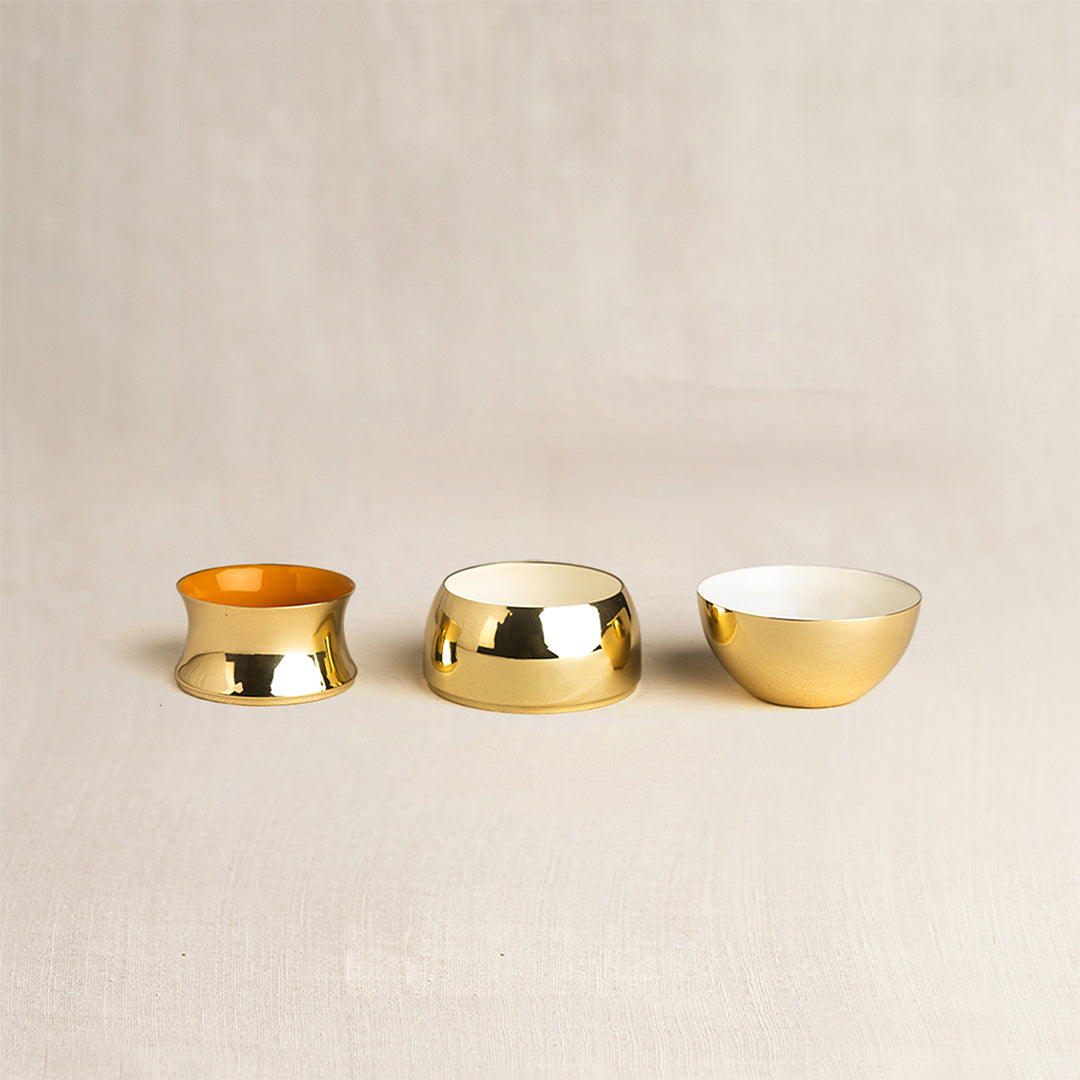 Brass Lota Tiffin Large (Haldi)