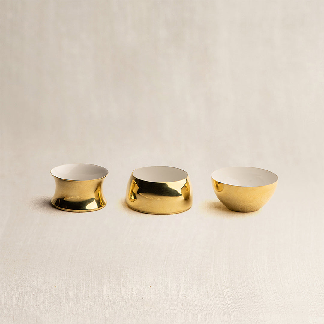 Brass Lota Tiffin Large (White)