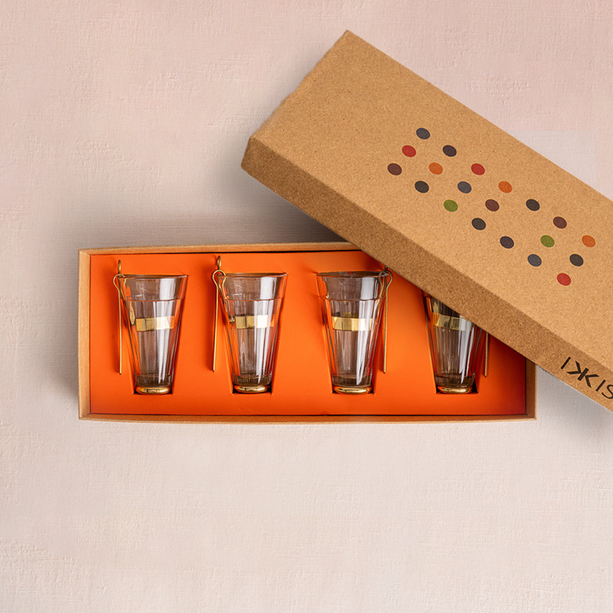 Chai Chimta Tea Light (Set Of 4) Gift Box