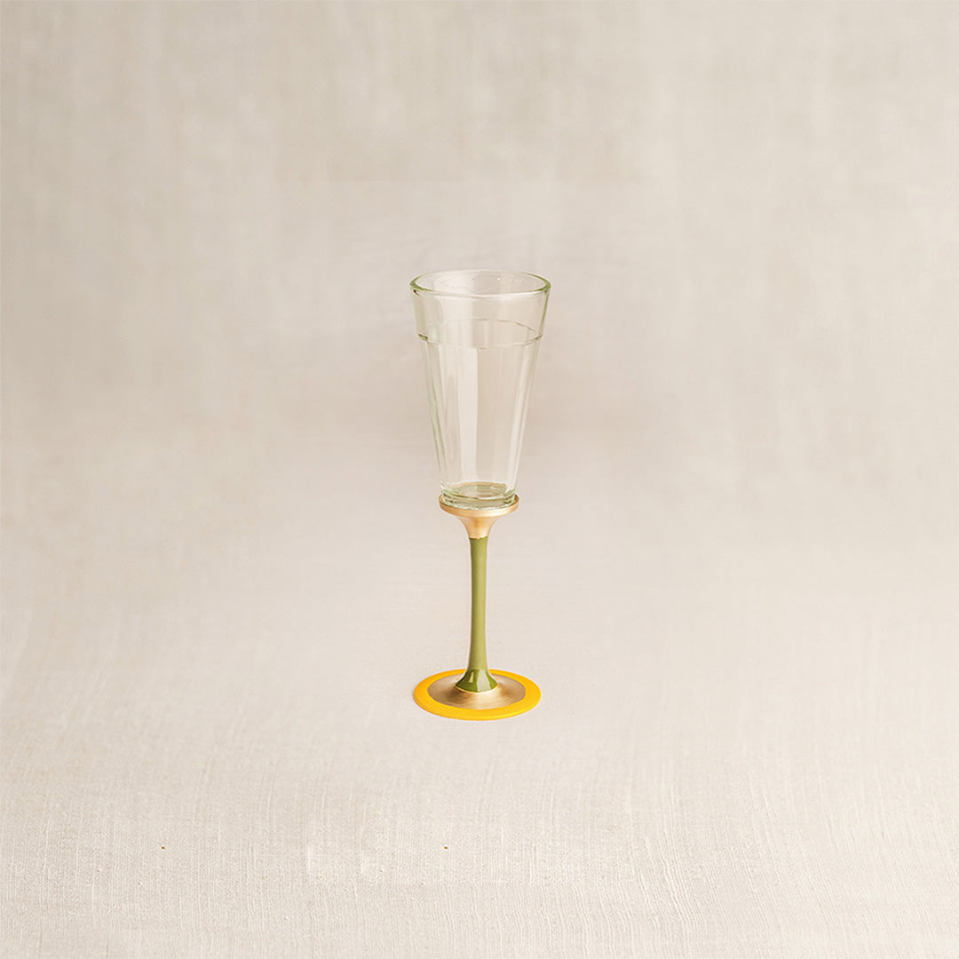 Chai Stem Glass - Haldi (Set of 2)