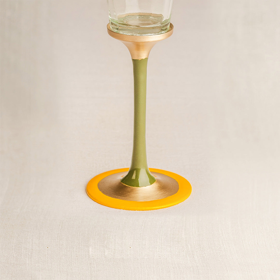Chai Stem Glass - Haldi (Set of 2)