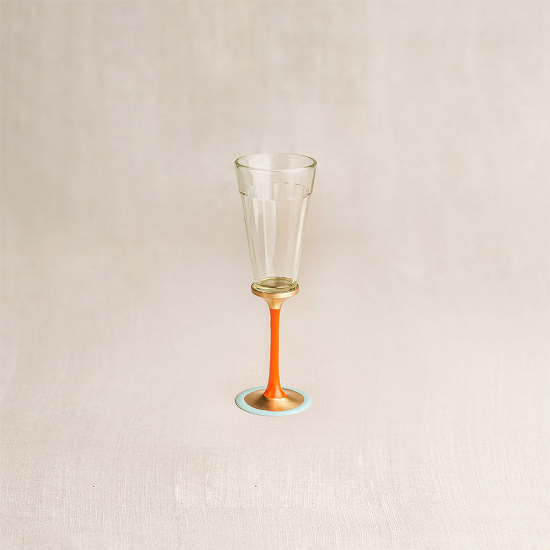Chai Stem Glass - Narangi (Set of 2)