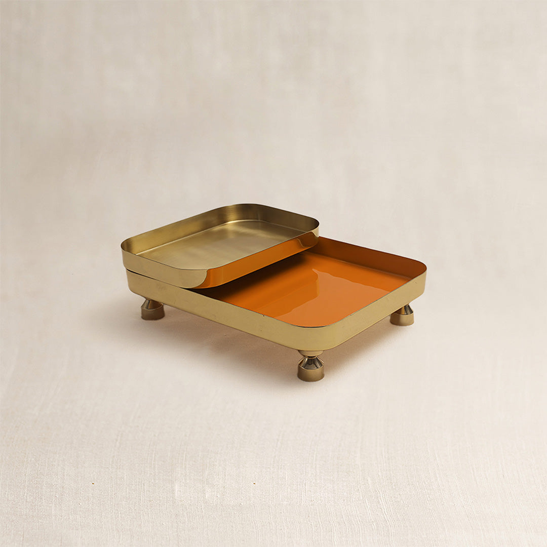 Tantra Chowki Tray Set (Haldi)