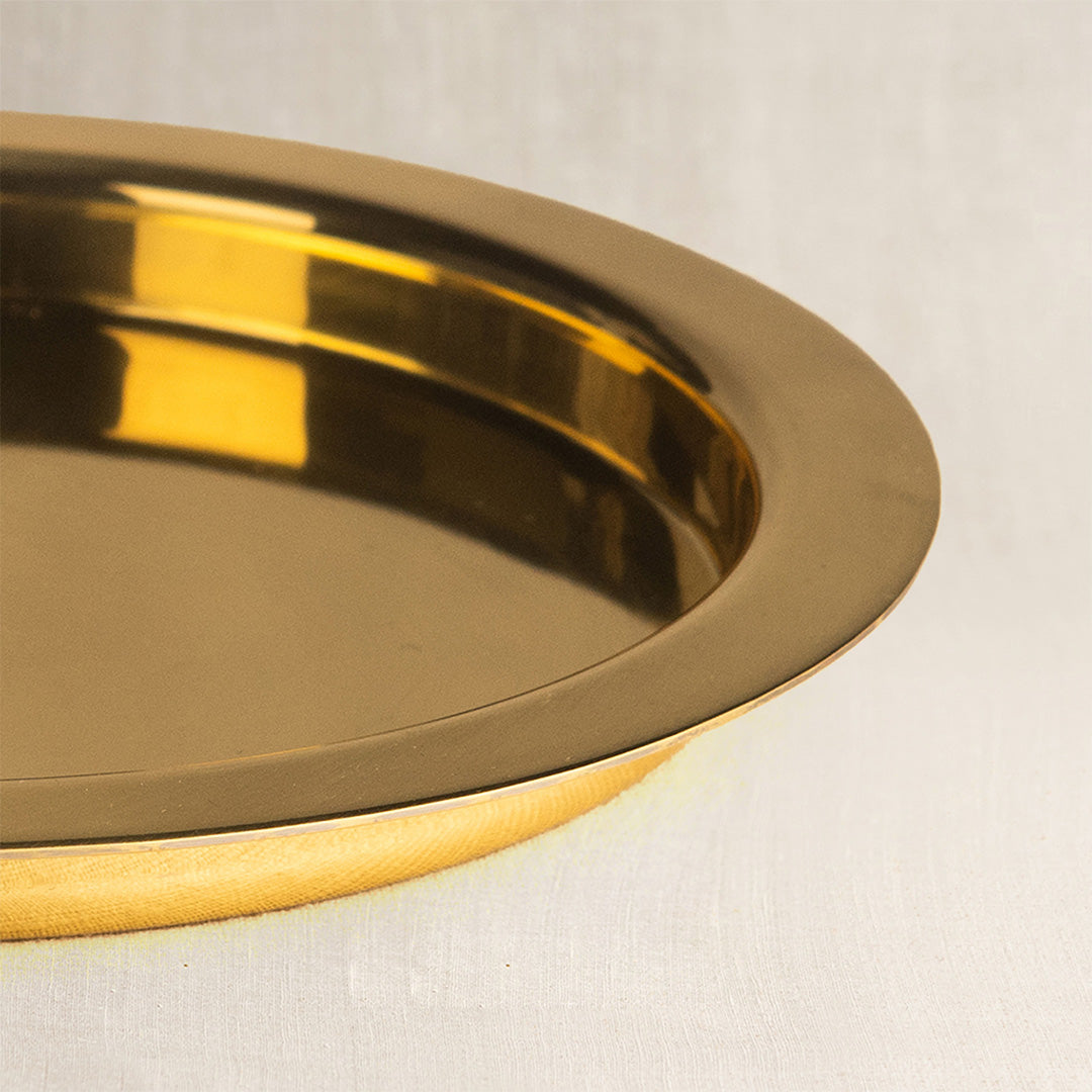 Brass Dhakkan Plate (Set of 2)