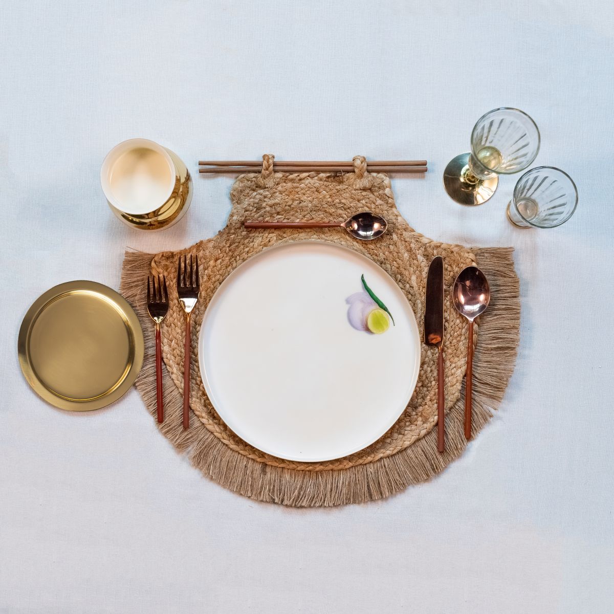 Brass Dhakkan Plate (Set of 2)