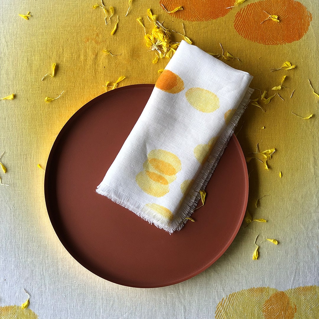 Dinner Haldi Napkin (Set of 4)