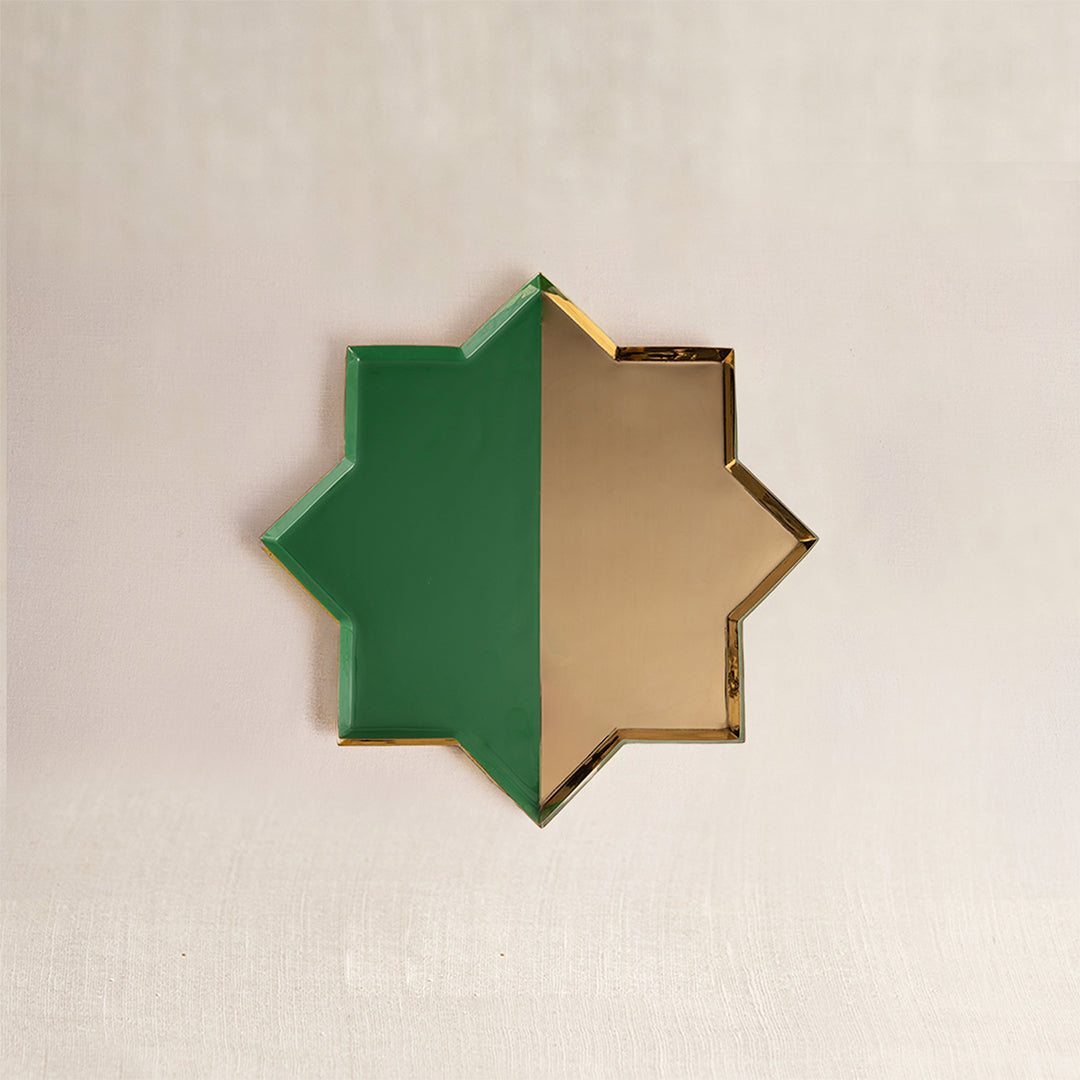 Star Thaali Platter Green
