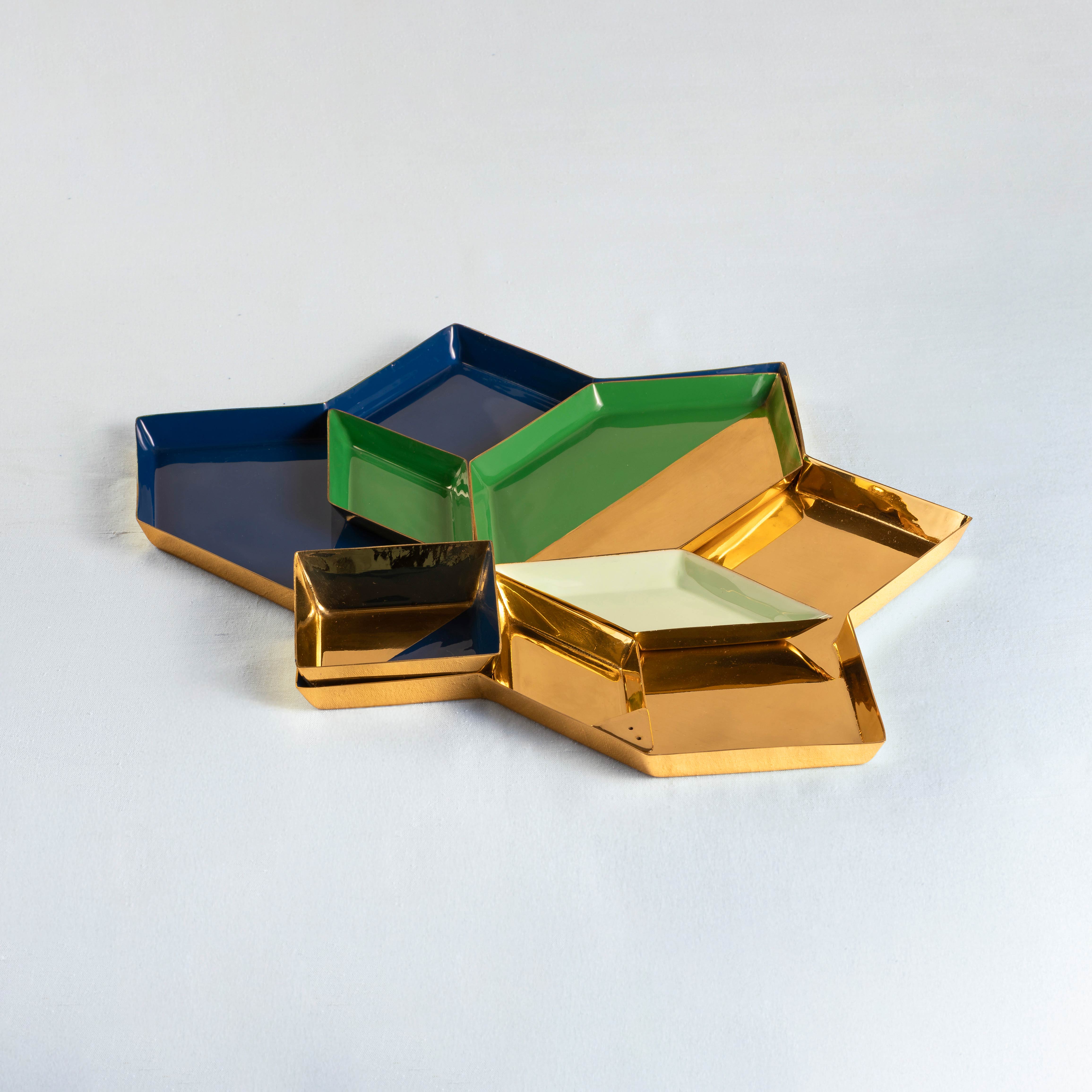 Hira Incense Holder Brass