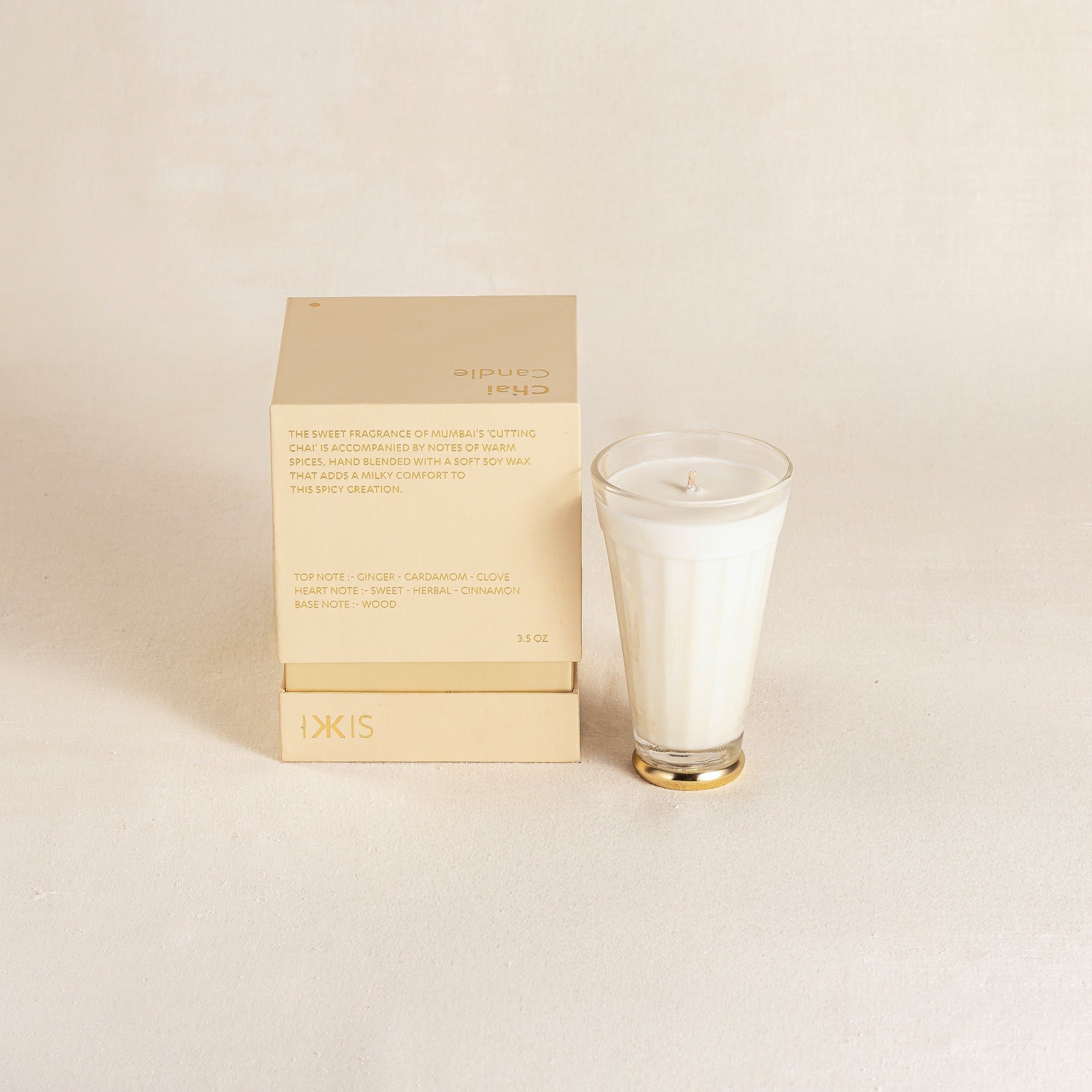 Chai Glass Candle