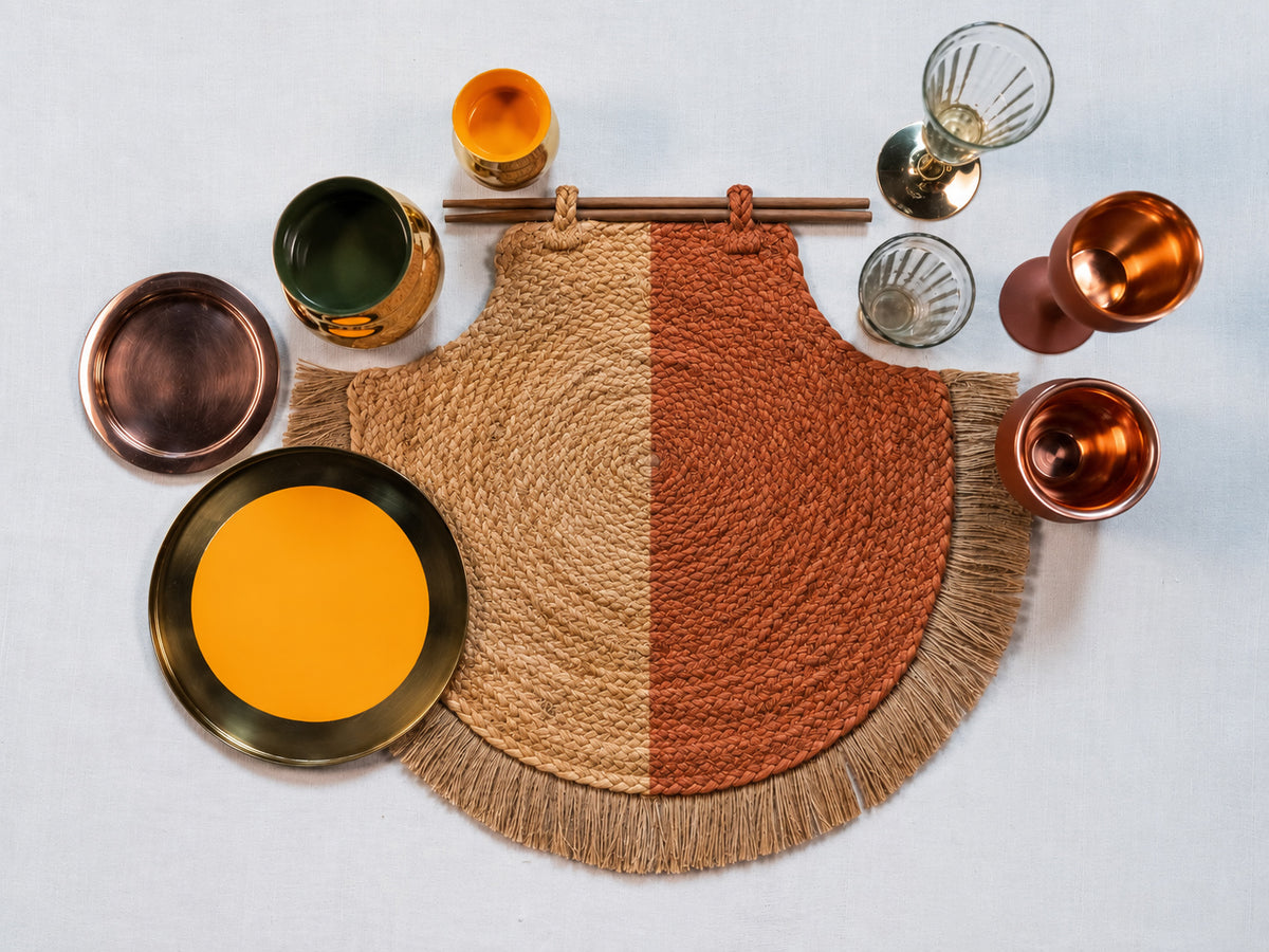 Pankha Placemat Rust (Set of 4)