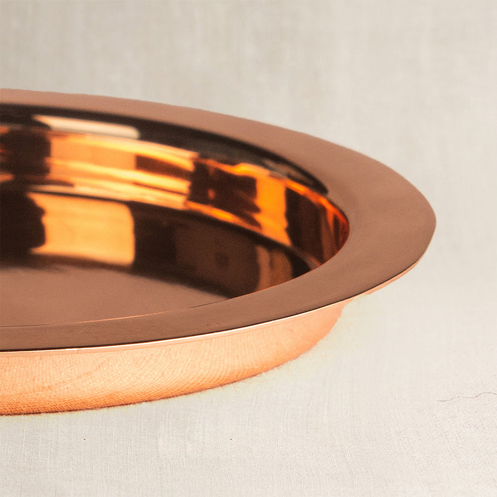 Copper Dhakkan Plate (Set of 2)